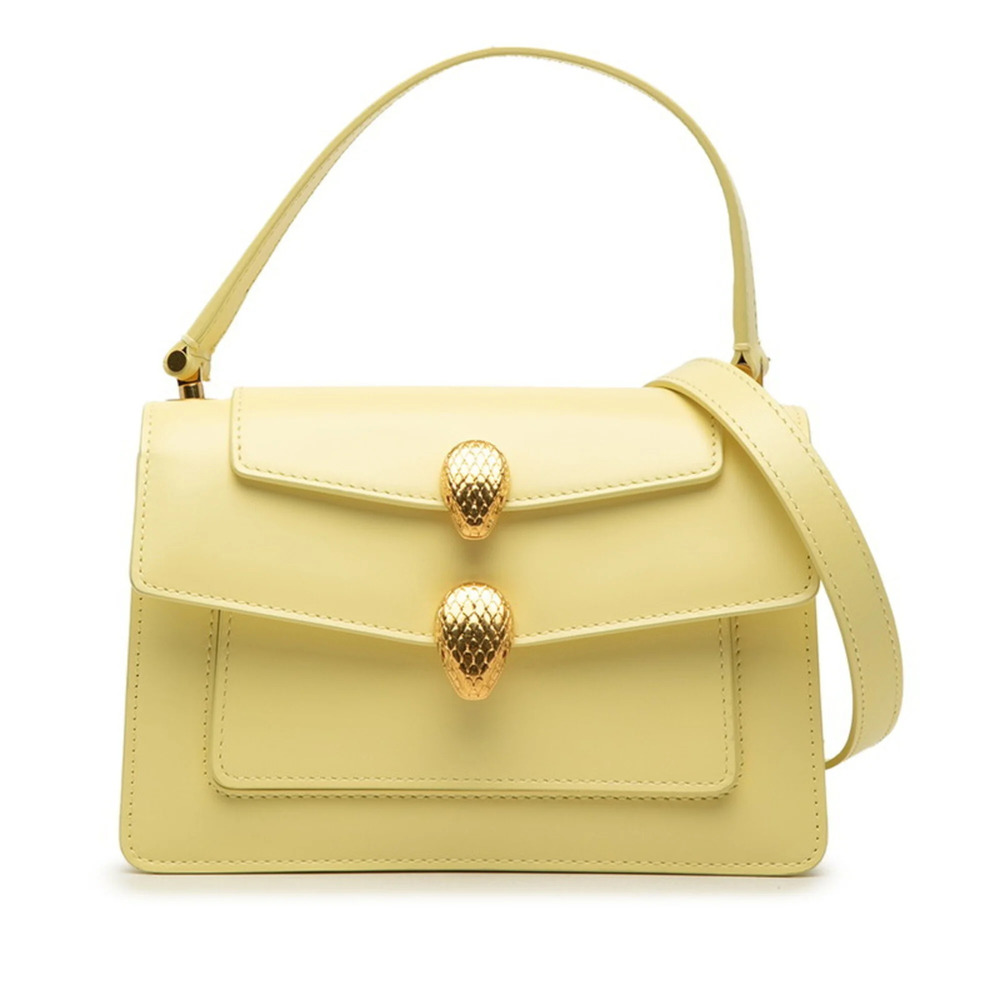 BVLGARI x ALEXANDER WANG Serpenti Belt Bag Chain Shoulder 2WAY 1733456 Yellow...